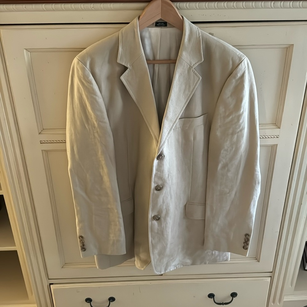 J. Crew Men’s Linen Blazer Jacket